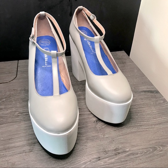 Jeffrey Campbell Shoop TStrap Mary Janes Platforms - Picture 4 of 6